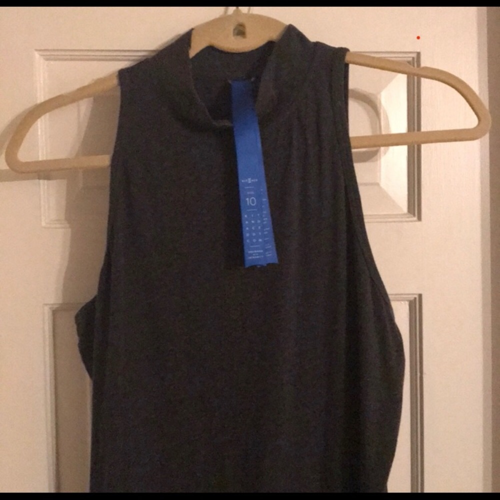 Kit and Ace Mock Neck midi dress